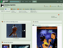 Tablet Screenshot of christos-martinis.deviantart.com