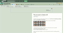 Desktop Screenshot of kazzantichaos.deviantart.com