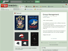 Tablet Screenshot of designspot.deviantart.com