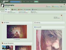 Tablet Screenshot of elliotalmighty.deviantart.com