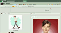 Desktop Screenshot of kurt--hummel.deviantart.com