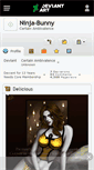 Mobile Screenshot of ninja-bunny.deviantart.com