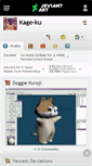 Mobile Screenshot of kage-ku.deviantart.com