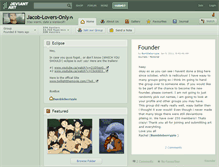 Tablet Screenshot of jacob-lovers-only.deviantart.com