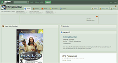 Desktop Screenshot of infernalmountian.deviantart.com