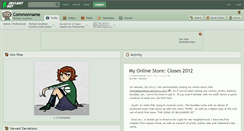 Desktop Screenshot of commonname.deviantart.com