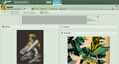 Desktop Screenshot of aguiluz.deviantart.com