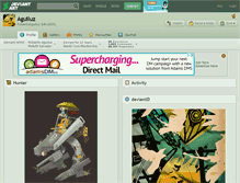 Tablet Screenshot of aguiluz.deviantart.com