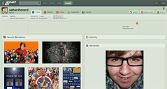 Desktop Screenshot of nathanthenerd.deviantart.com