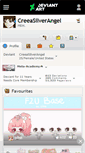 Mobile Screenshot of creeasilverangel.deviantart.com
