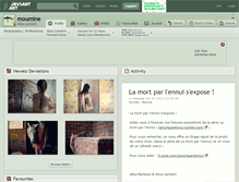 Tablet Screenshot of moumine.deviantart.com