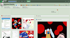 Desktop Screenshot of demoness-roxanne.deviantart.com