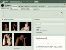 Tablet Screenshot of cs-stock.deviantart.com
