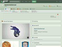 Tablet Screenshot of martenintellectual.deviantart.com