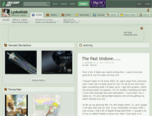 Tablet Screenshot of lyokokidd.deviantart.com