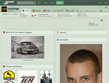 Tablet Screenshot of nsxdesign.deviantart.com