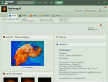 Tablet Screenshot of fearlessgurl.deviantart.com