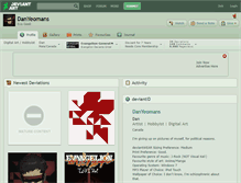 Tablet Screenshot of danyeomans.deviantart.com