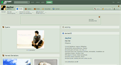 Desktop Screenshot of dayther.deviantart.com