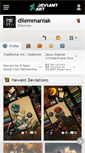 Mobile Screenshot of dilemmaniak.deviantart.com