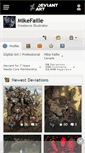 Mobile Screenshot of mikefaille.deviantart.com