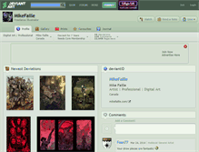 Tablet Screenshot of mikefaille.deviantart.com