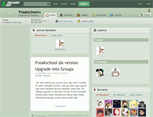 Tablet Screenshot of freakschool.deviantart.com