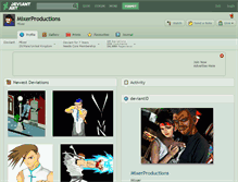 Tablet Screenshot of mixerproductions.deviantart.com