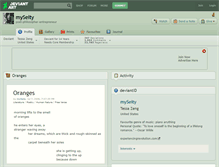 Tablet Screenshot of myseity.deviantart.com