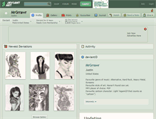 Tablet Screenshot of mrgrrawr.deviantart.com