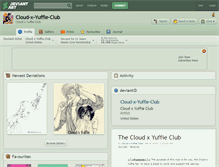 Tablet Screenshot of cloud-x-yuffie-club.deviantart.com