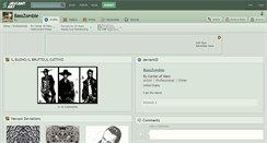 Desktop Screenshot of basszombie.deviantart.com