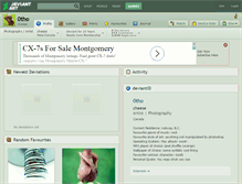 Tablet Screenshot of 0tho.deviantart.com