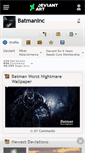Mobile Screenshot of batmaninc.deviantart.com