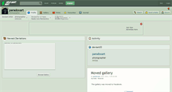 Desktop Screenshot of paradoxart.deviantart.com