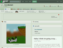 Tablet Screenshot of in-a-moment.deviantart.com