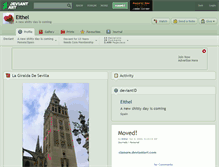 Tablet Screenshot of eithel.deviantart.com