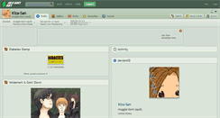 Desktop Screenshot of kiza-san.deviantart.com