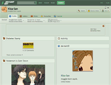 Tablet Screenshot of kiza-san.deviantart.com