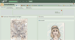 Desktop Screenshot of evaneyreddeman.deviantart.com