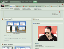 Tablet Screenshot of leosss.deviantart.com