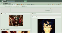 Desktop Screenshot of deadlybeauty32.deviantart.com