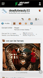 Mobile Screenshot of deadlybeauty32.deviantart.com
