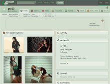 Tablet Screenshot of gry23.deviantart.com