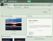 Tablet Screenshot of fenton.deviantart.com