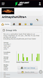 Mobile Screenshot of animayshunultra.deviantart.com