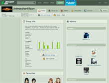 Tablet Screenshot of animayshunultra.deviantart.com