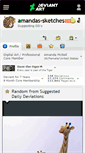 Mobile Screenshot of amandas-sketches.deviantart.com