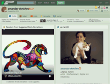 Tablet Screenshot of amandas-sketches.deviantart.com