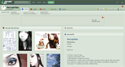 Desktop Screenshot of necrophiliax.deviantart.com